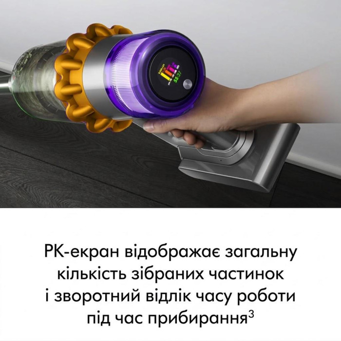 Вертикальный + ручной пылесос (2в1) Dyson V15 Detect Plus 240AW 3 Power Modes (481770-01)