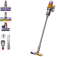 Вертикальний + ручний пилосос (2в1) Dyson V15 Detect (447261-01) Yellow/Nickel