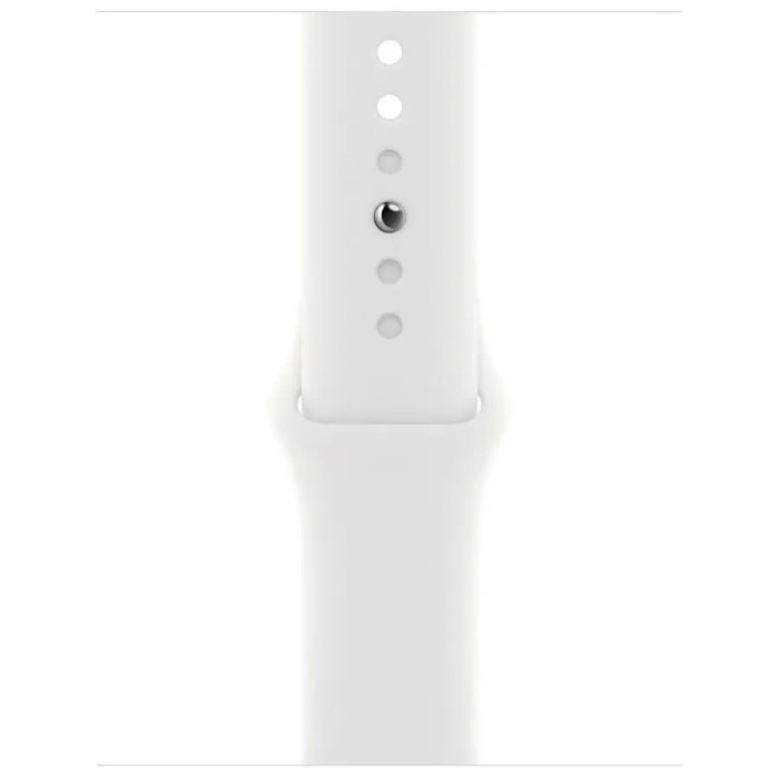 Apple Watch Series 8 GPS + Cellular 45mm Silver Aluminum Case with White Sport Band - ML (MP4W3)