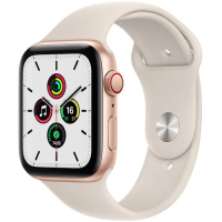 Apple Watch SE GPS + Cellular 40mm Gold Aluminum Case w. Starlight S. Band (MKQN3) (НОВИЙ, БЕЗ КОРОБКИ)