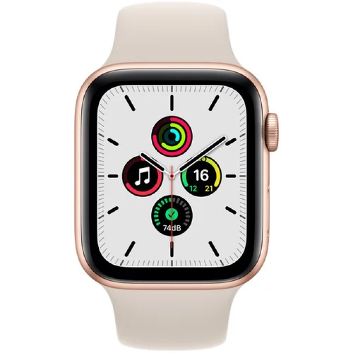 Apple Watch SE GPS + Cellular 40mm Gold Aluminum Case w. Starlight S. Band (MKQN3) (НОВИЙ, БЕЗ КОРОБКИ)