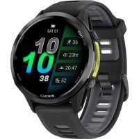 Смарт-часы Garmin Forerunner 970 Carbon Gray DLC Titanium w. Black Case and Black/Translucent W. Band (010-02969-00/10