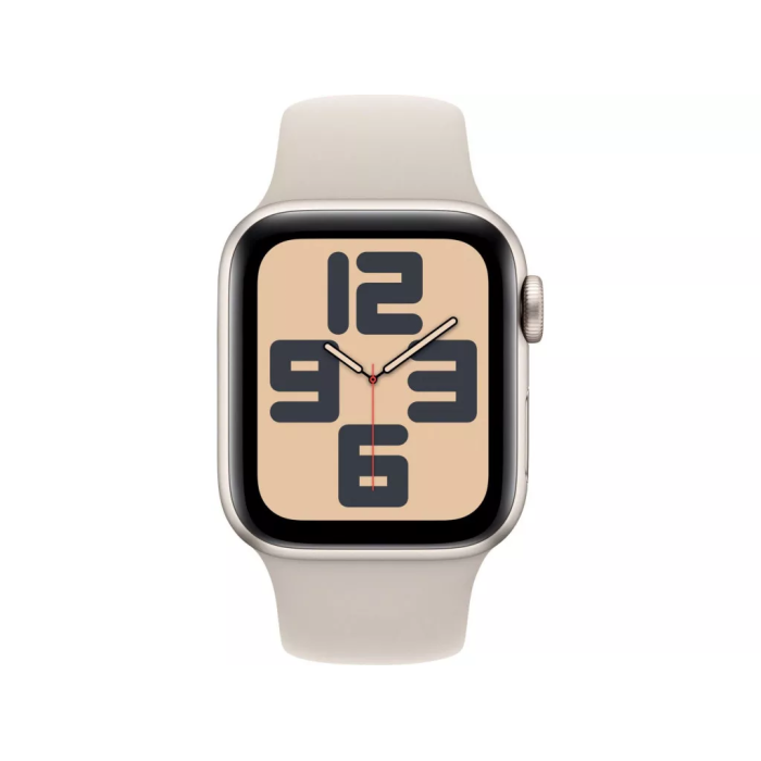 Apple Watch SE 2 GPS + Cellular 40mm Starlight Aluminium Case w. Starlight Sport Band - M/L (MRG13)