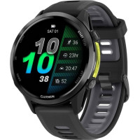 Смарт-годинник Garmin Forerunner 970 Carbon Gray DLC Titanium w. Black Case and Black/Translucent W. Band (010-02969-00/10)