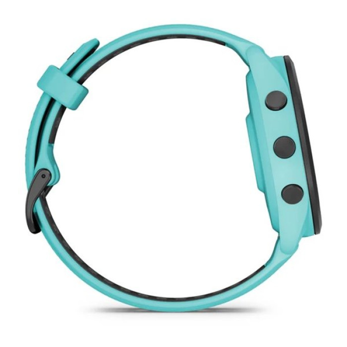 Смарт-годинник Garmin Forerunner 265 Black Bezel w. Aqua Case and Aqua/Black Silicone Band (010-02810-02/12/52)