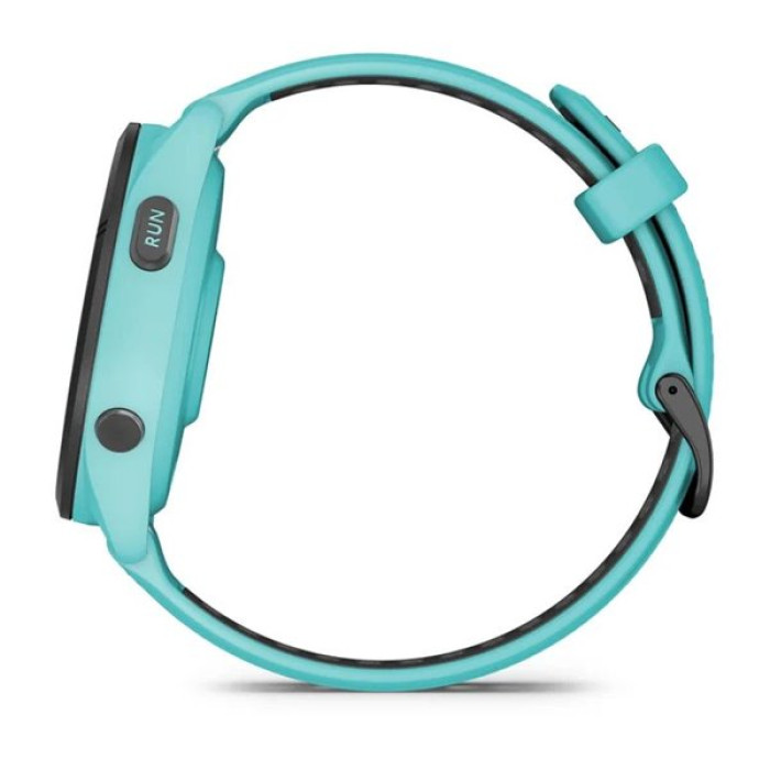 Смарт-годинник Garmin Forerunner 265 Black Bezel w. Aqua Case and Aqua/Black Silicone Band (010-02810-02/12/52)