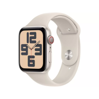 Apple Watch SE 2 GPS 40mm Starlight Aluminium Case w. Starlight Sport Band - M/L (MXEG3)