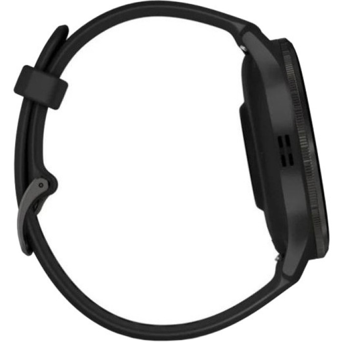 Garmin Venu 3 Slate Stainless Steel Bezel with Black Case and Silicone Band (010-02784-01/51)