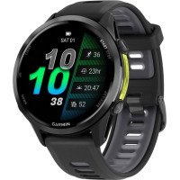 Смарт-часы Garmin Forerunner 970 Carbon Gray DLC Titanium w. Black Case and Black/Translucent W. Band (010-02969-00/10