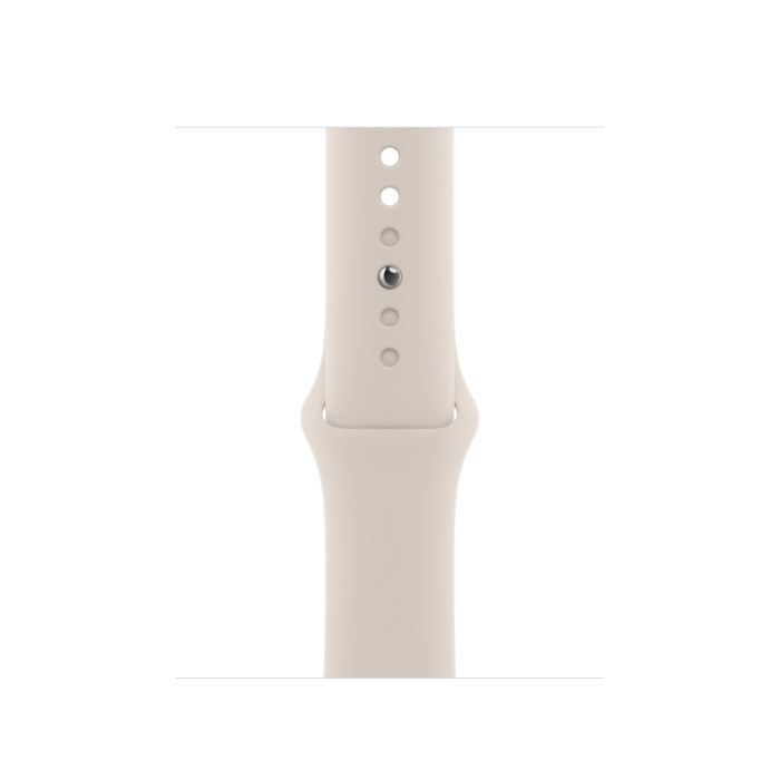 Apple Watch SE 2 GPS 44mm Starlight Aluminum Case w. Starlight Sport Band - S/M (MNTD3)
