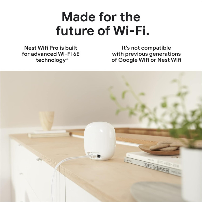 Mesh-система Google Nest Wifi Pro 3-Pack (GA03690-US)