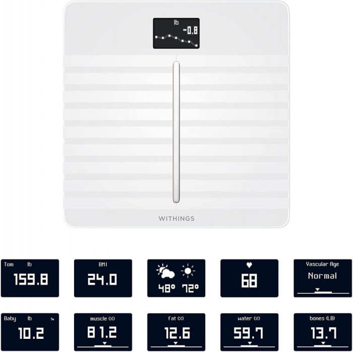 Ваги підлогові Withings Body+ White WBS05-White