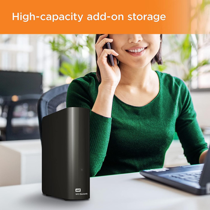 WD Elements Desktop 16 TB (WDBWLG0160HBK)