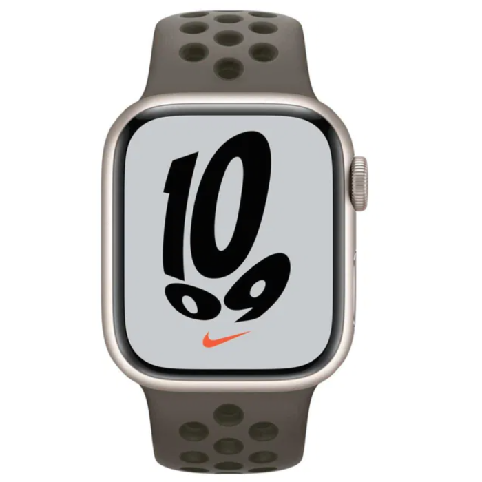 Apple Watch Nike Series 7 GPS 41mm Starlight (MKNK3, ML873)