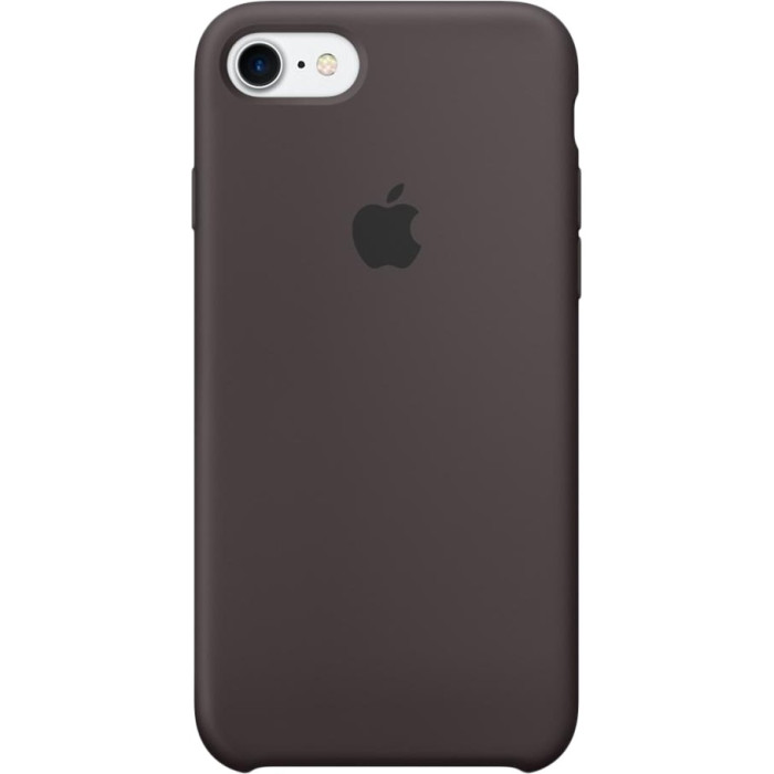 Apple iPhone 7 Silicone Case - Cocoa (MMX22)