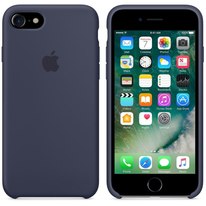 Apple iPhone 7 Silicone Case - Midnight Blue (MMWK2)