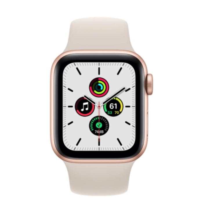 Apple Watch SE GPS 40mm Gold Aluminum Case w. Starlight S. Band (MKQ03)