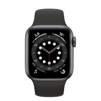 Apple Watch Series 6 GPS 40mm Space Gray Aluminum Case w. Black Sport B. (MG133)