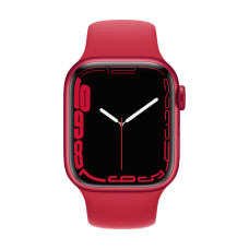 Apple Watch Series 7 GPS 41mm PRODUCT RED Aluminum Case With PRODUCT RED Sport Band (MKN23)