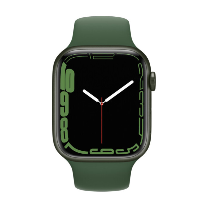 Apple Watch Series 7 GPS 45mm Green Aluminum Case With Green Sport Band (MKN73)