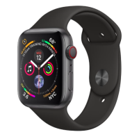 Apple Watch Series 4 GPS + LTE 44mm Gray Alum. w. Black Sport b. Gray Alum. (MTUW2, MTVU2) A, Б/У
