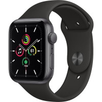 Apple Watch SE GPS 44mm Space Gray Aluminum Case w. Black Sport B. (MYDT2) Уценка
