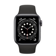 Apple Watch Series 6 GPS 40mm Space Gray Aluminum Case w. Black Sport B. (MG133)