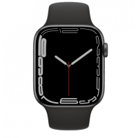 Apple Watch Series 7 GPS 41mm Midnight Aluminum Case With Midnight Sport Band (MKMX3)