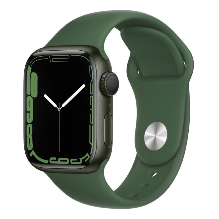 Apple Watch Series 7 GPS 41mm Green Aluminum Case With Green Sport Band (MKN03)