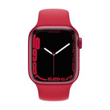 Apple Watch Series 7 GPS 41mm PRODUCT RED Aluminum Case With PRODUCT RED Sport Band (MKN23)