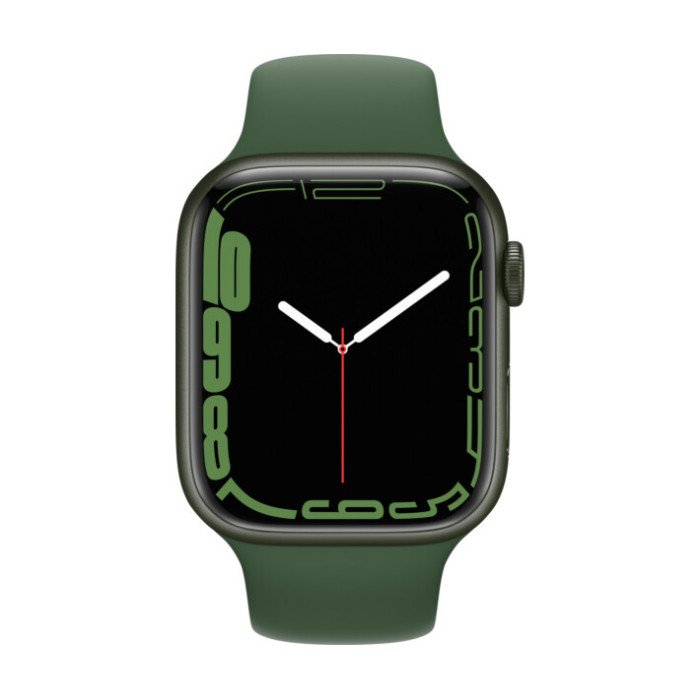 Apple Watch Series 7 GPS 45mm Green Aluminum Case With Green Sport Band (MKN73)
