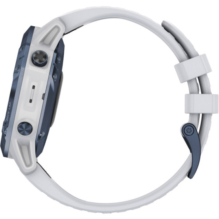 Garmin Fenix 6 Pro Solar Edition Mineral Blue with Whitestone Band (010-02410-19/18)