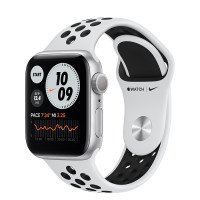 Apple Watch Nike Series 7 LTE 41mm S. Aluminum Case w. Pure Platinum/Black Nike S. Band (MKHL3)