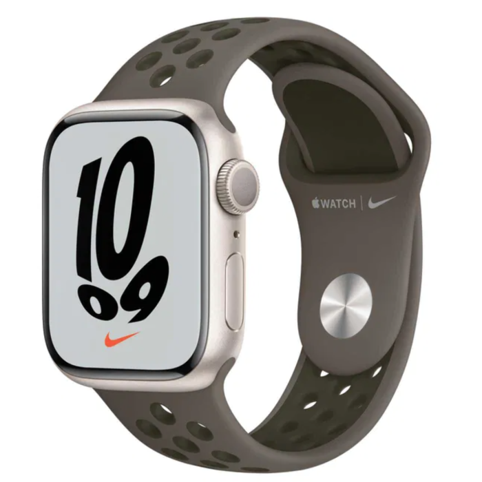Apple Watch Nike Series 7 GPS 41mm Starlight (MKNK3, ML873)