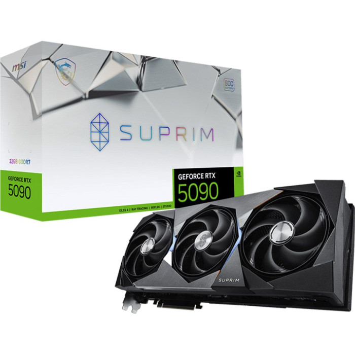 Видеокарта MSI GeForce RTX 5090 32G SUPRIM SOC (912-V530-012, G5090-32SPS)