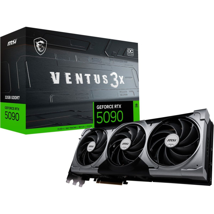 Відеокарта MSI GeForce RTX 5090 32G VENTUS 3X OC (G5090-32V3C, 912-V530-092)