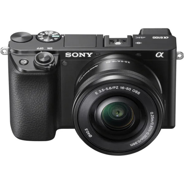 Бездзеркальний фотоапарат Sony Alpha A6100 kit(16-50mm) (ILCE6100LB.CEC)