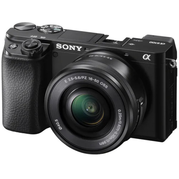 Бездзеркальний фотоапарат Sony Alpha A6100 kit(16-50mm) (ILCE6100LB.CEC)