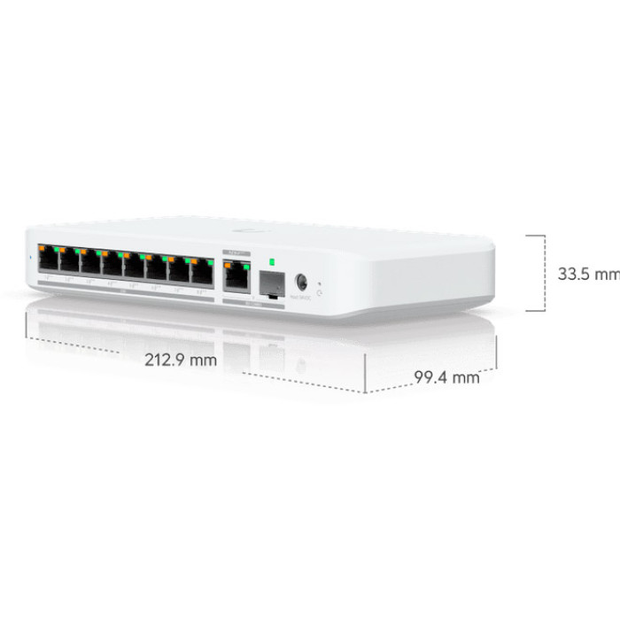 Коммутатор управляемый уровня 2 Ubiquiti UniFi Flex 2.5G PoE (USW-FLEX-2.5G-8-POE)