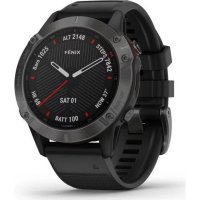 Garmin Fenix 6 Sapphire Сarbon Grey DLC with Black Band (010-02158-10/11)