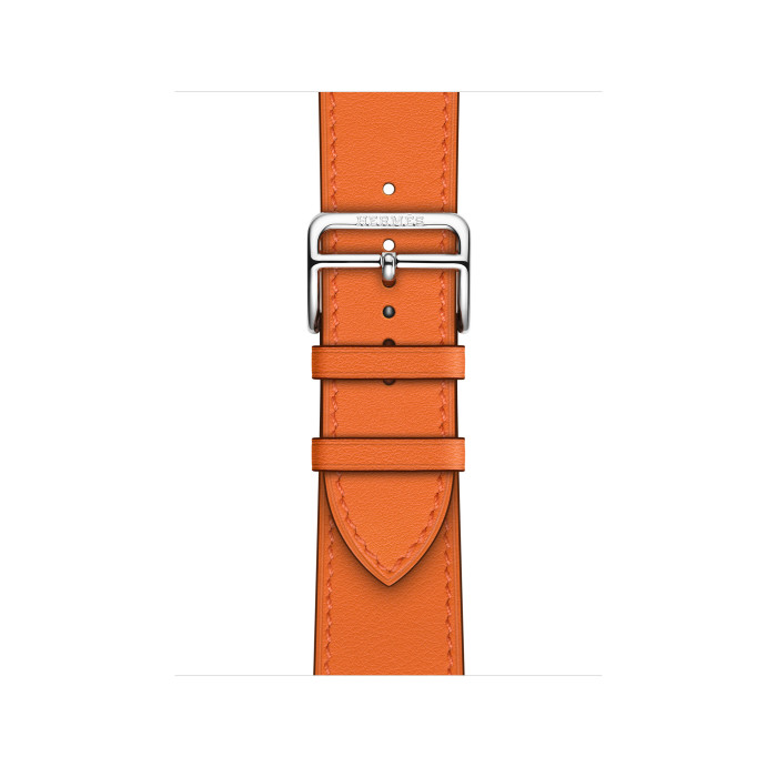 Apple Watch Hermes 38/40/41mm (MXTM2) Orange Swift Leather Single Tour