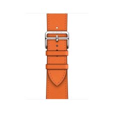 Apple Watch Hermes 38/40/41mm (MXTM2) Orange Swift Leather Single Tour