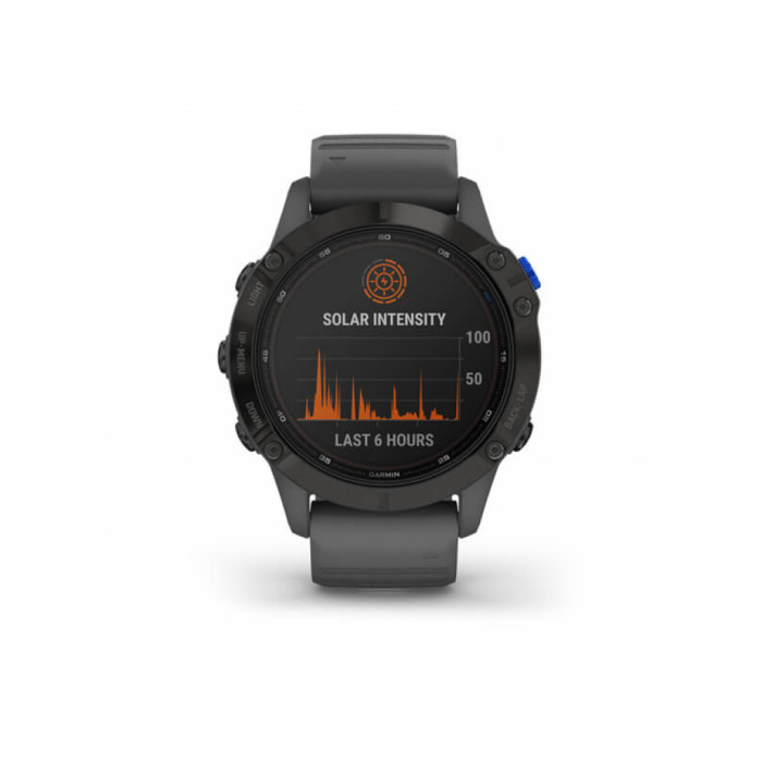 Garmin Fenix 6 Pro Solar Edition Black With Gray Band (010-02410-11/10)