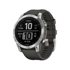 Garmin Fenix 7 Silver with Graphite Band (010-02540-00/01)