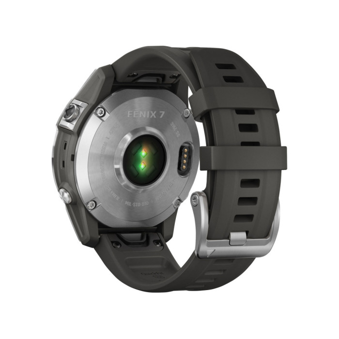 Garmin Fenix 7 Silver with Graphite Band (010-02540-00/01)