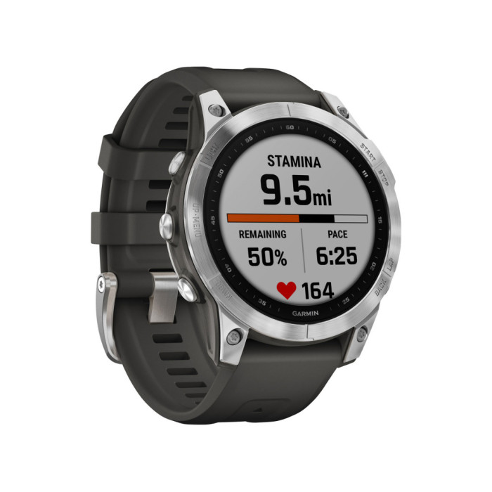 Garmin Fenix 7 Silver with Graphite Band (010-02540-00/01)
