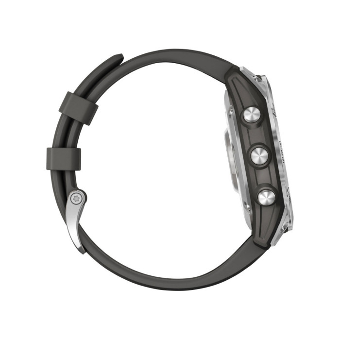 Garmin Fenix 7 Silver with Graphite Band (010-02540-00/01)