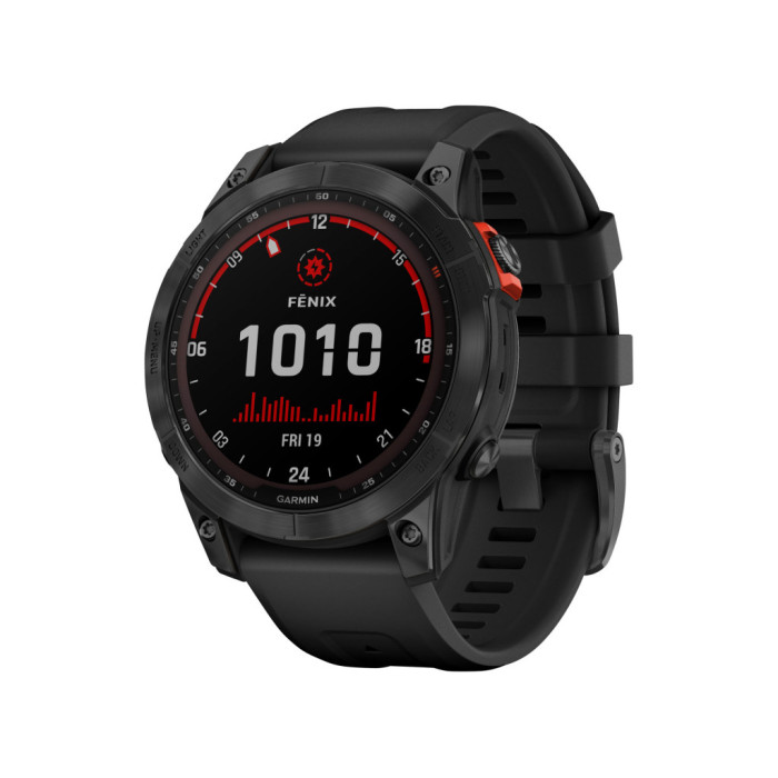 Garmin Fenix 7 Solar Slate Gray with Black Band (010-02540-10/11)
