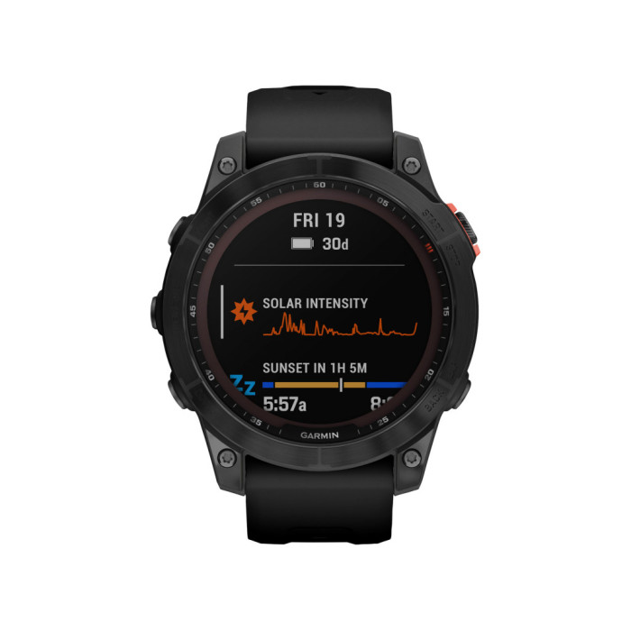 Garmin Fenix 7 Solar Slate Gray with Black Band (010-02540-10/11)