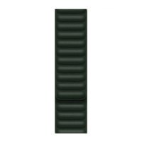 ремінець Apple Sequoia Green Leather Link M/L (ML803) для Watch 44/45mm